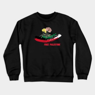 Free Palestine Crewneck Sweatshirt